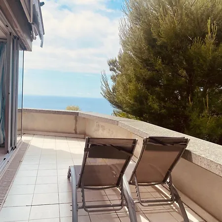 Sunny Costa Plana-monaco -cap D'ail Apartment *